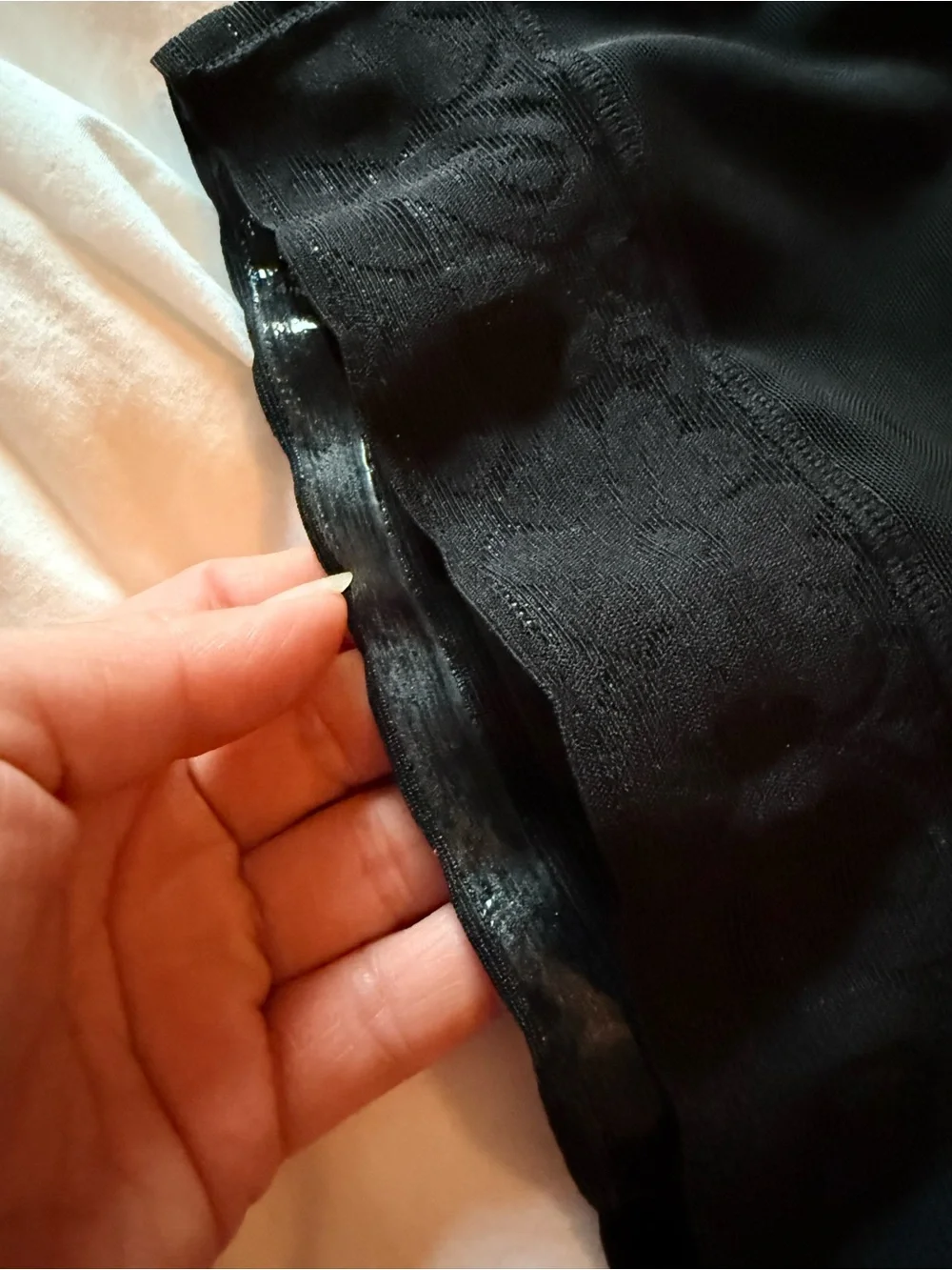 Black Shapewear Bodysuit with Front Zipper NEVER USED